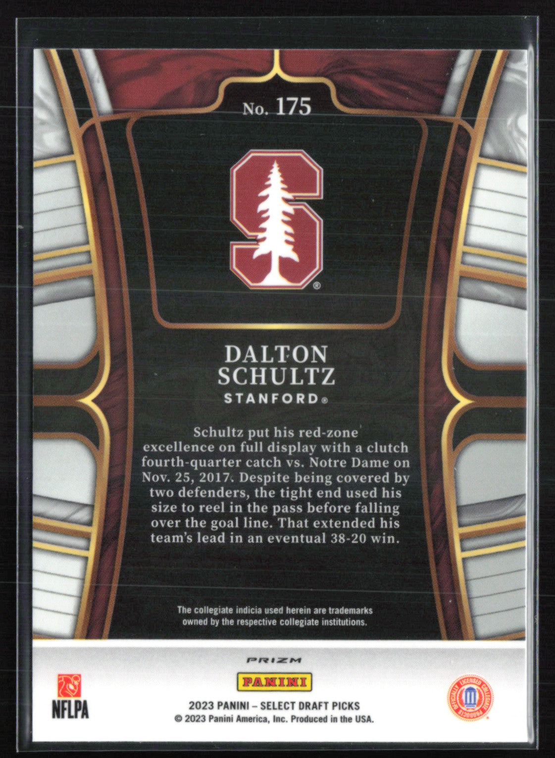 Dalton Schultz Yellow Laser