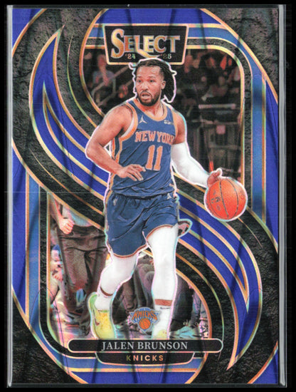 Jalen Brunson Blue Seismic /99 Premier Level