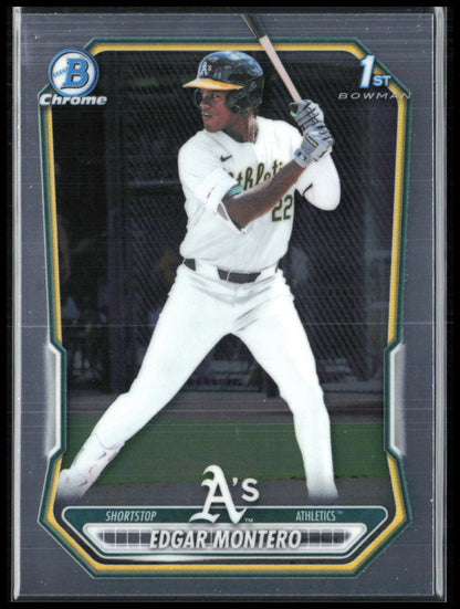 Edgar Montero 1st Bowman Chrome