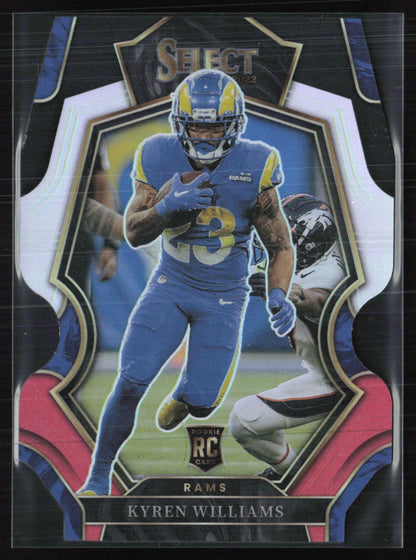 Kyren Williams RC Black Red Die-Cut