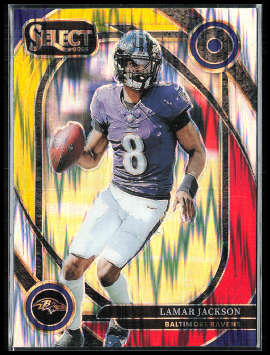 Lamar Jackson Yellow Red Shock