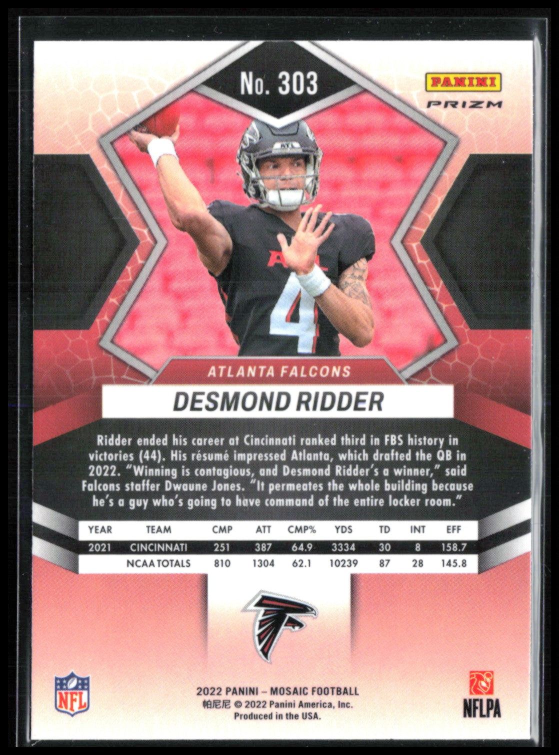 Desmond Ridder RC Holo