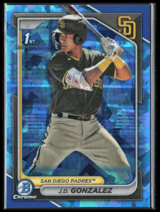 J.D. Gonzalez 1st Bowman Sapphire