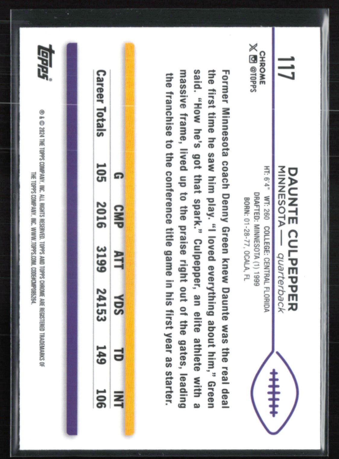 Daunte Culpepper Prism