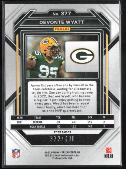 Devonte Wyatt RC Pandora /400