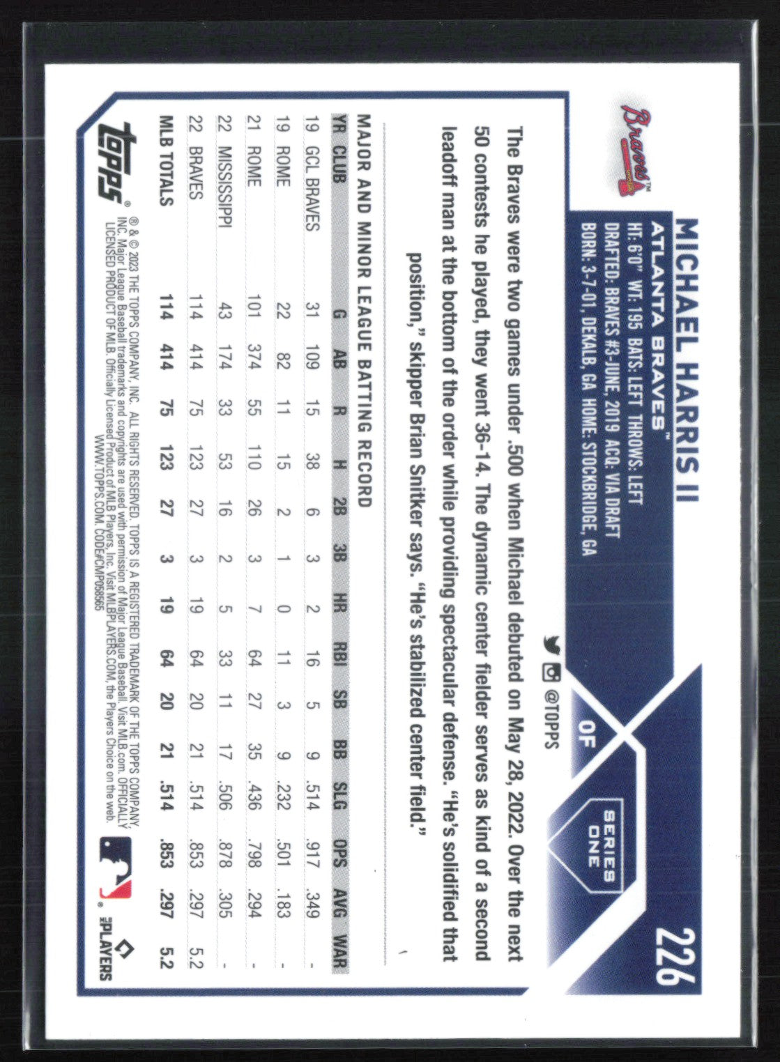 Michael Harris II RC