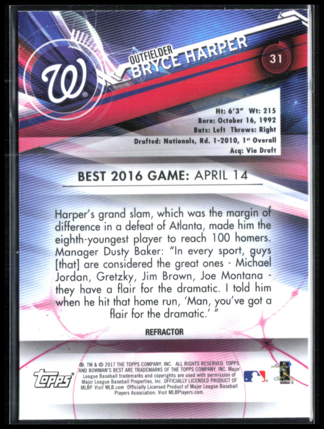 Bryce Harper Refractor