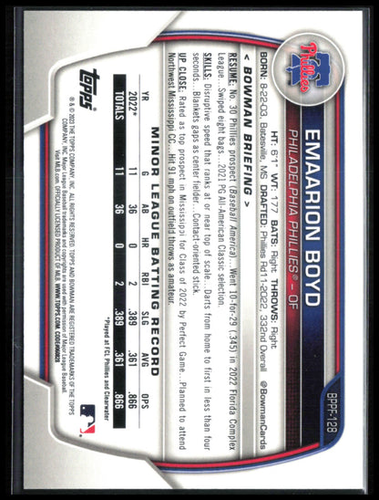 Emaarion Boyd 1st Bowman Blue /150