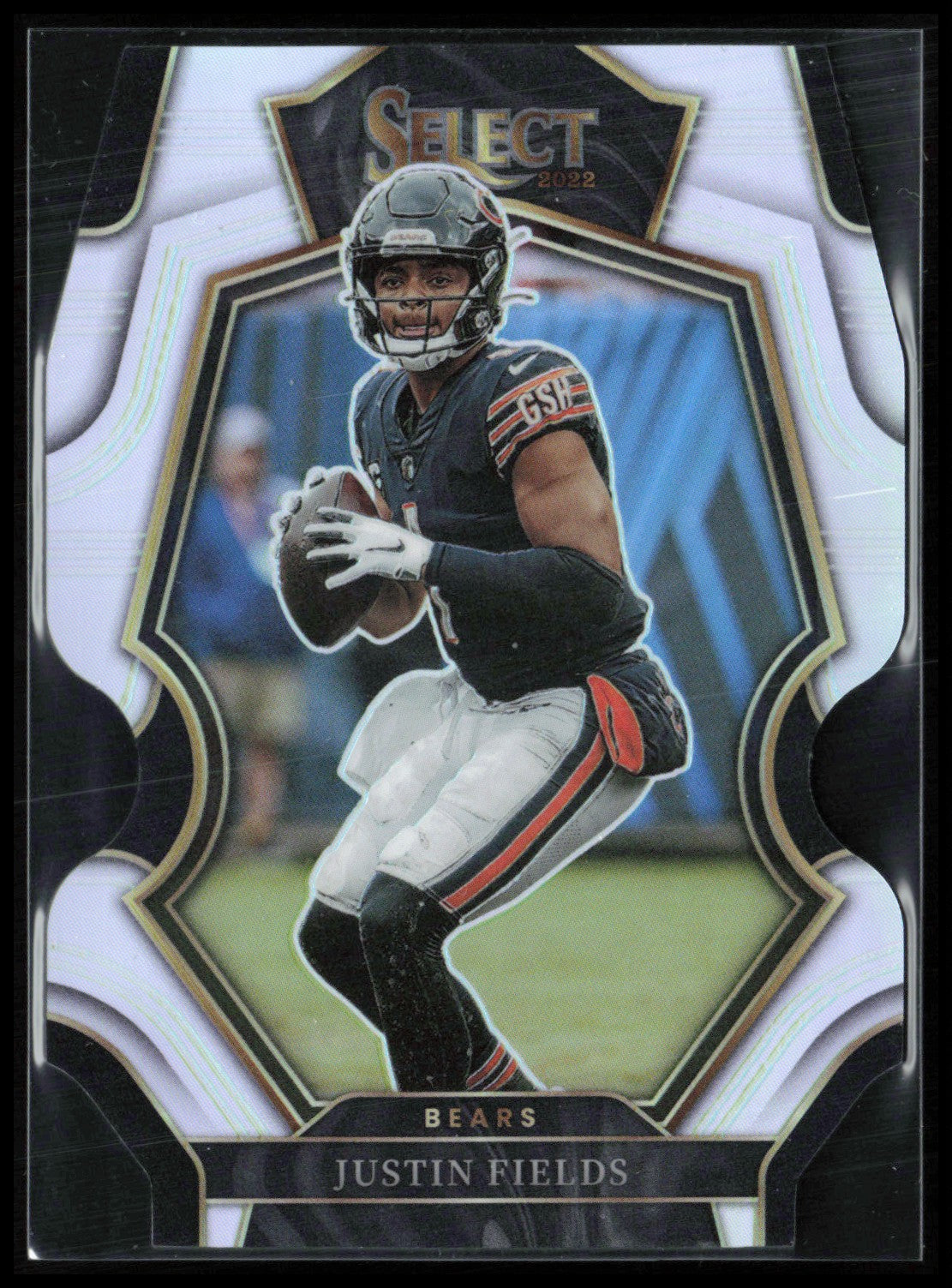 Justin Fields Silver Die-Cut