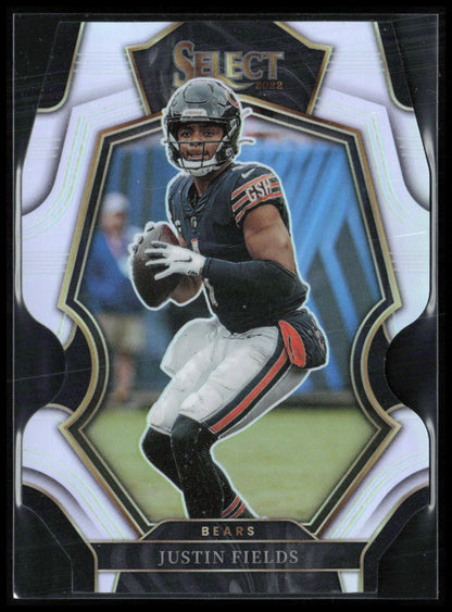 Justin Fields Silver Die-Cut