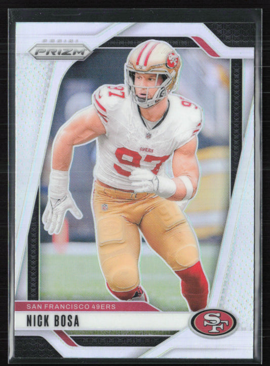 Nick Bosa Silver Prizm