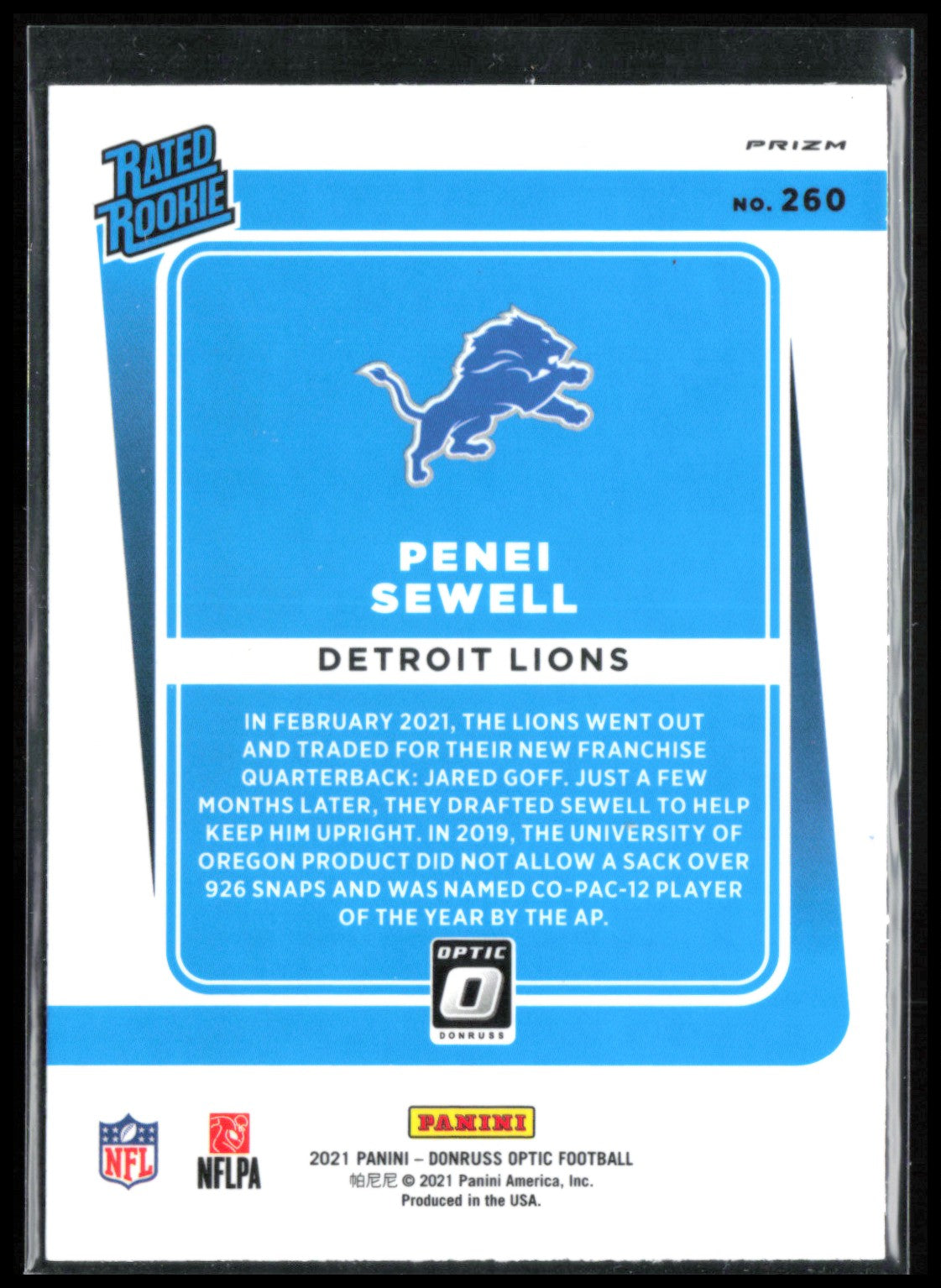 Penei Sewell RC Blue Scope