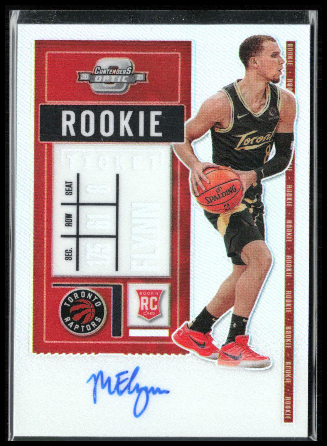 Malachi Flynn RC Auto Holo Rookie Ticket