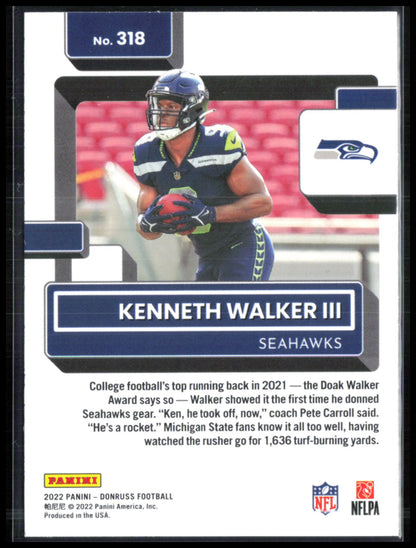 Kenneth Walker III RC Blue Press Proof