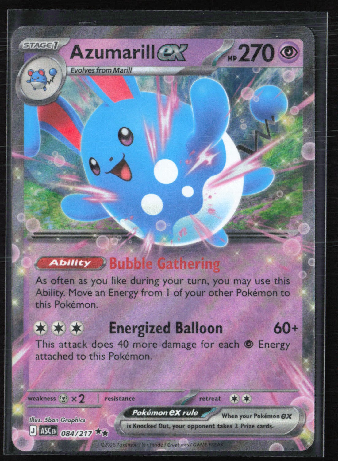 Azumarill ex Double Rare