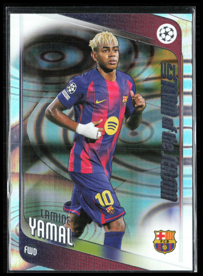 Lamine Yamal Raindrops 2026 Topps UEFA Champions League