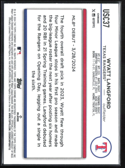 Wyatt Langford RC