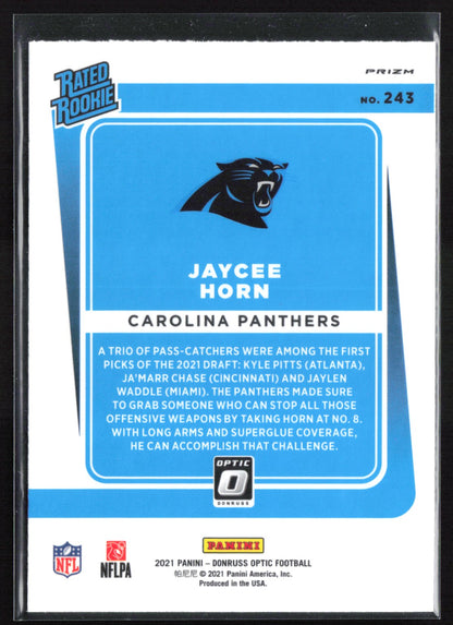 Jaycee Horn RC Blue Scope