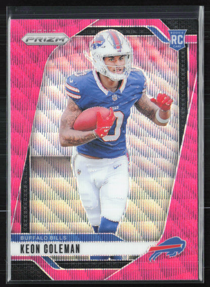 Keon Coleman RC Pink Wave