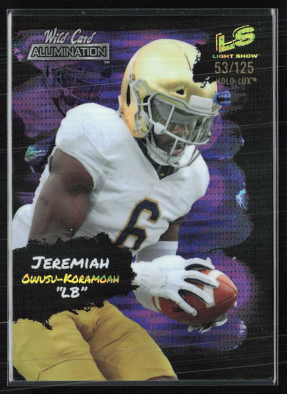 Jeremiah Owusu-Koramoah Purple /125 Holo-Lux