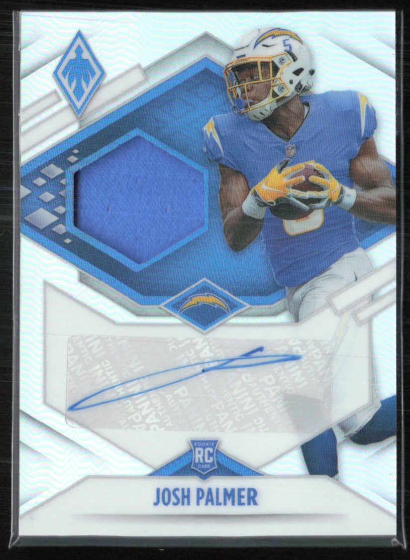 Josh Palmer RC Mem Auto /299 Rookie Photo Shoot