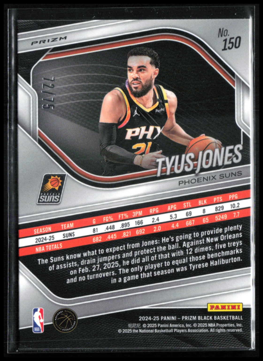 Tyus Jones Red Checker /75