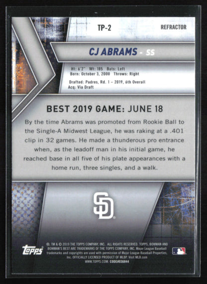 CJ Abrams Refractor