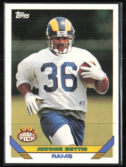 Jerome Bettis RC 1993 Draft Pick Topps