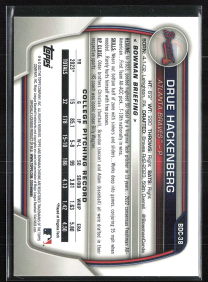 Drue Hackenberg 1st Bowman