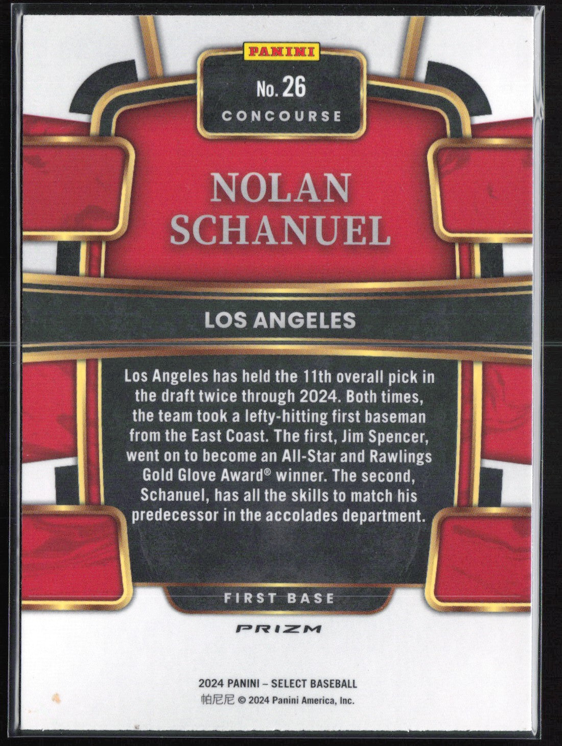 Nolan Schanuel RC RWB Prizm