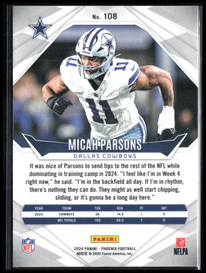 Micah Parsons Sandglitter