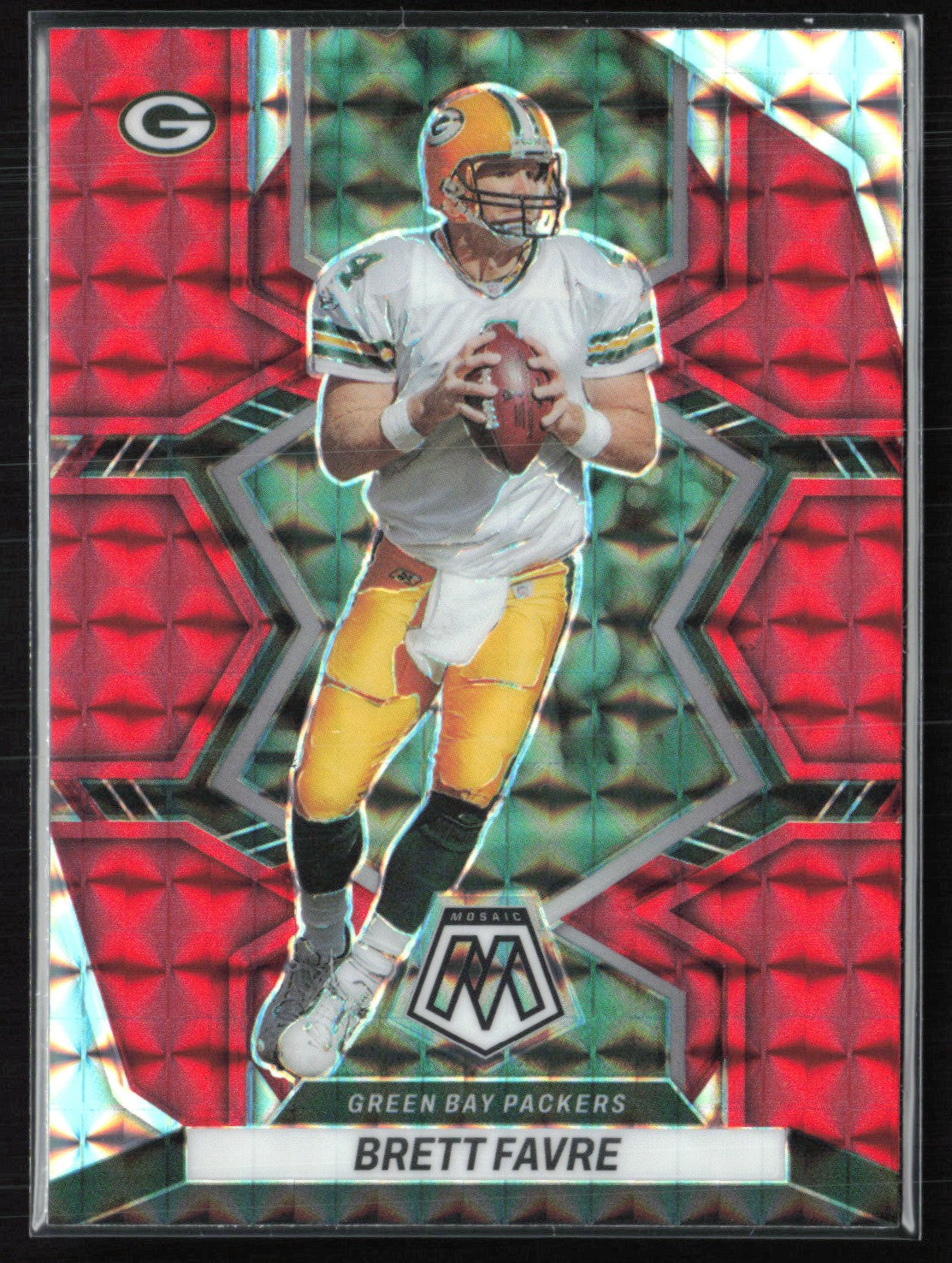 Brett Favre Red Mosaic