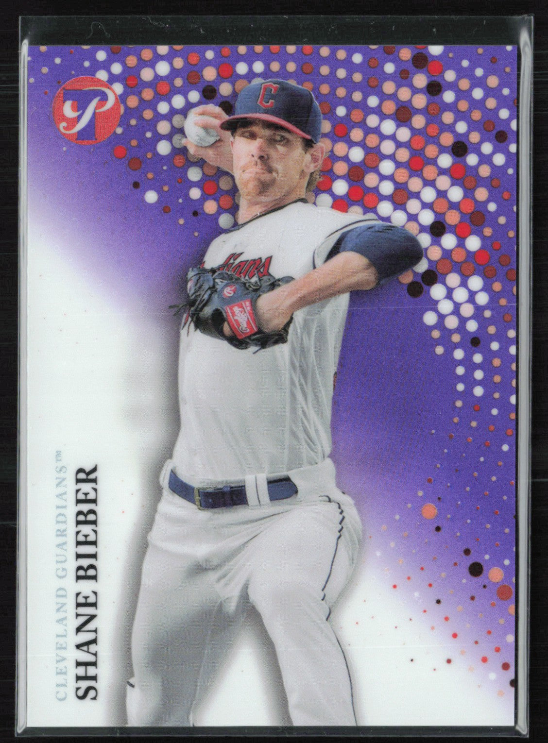 Shane Bieber Purple Refractor /99