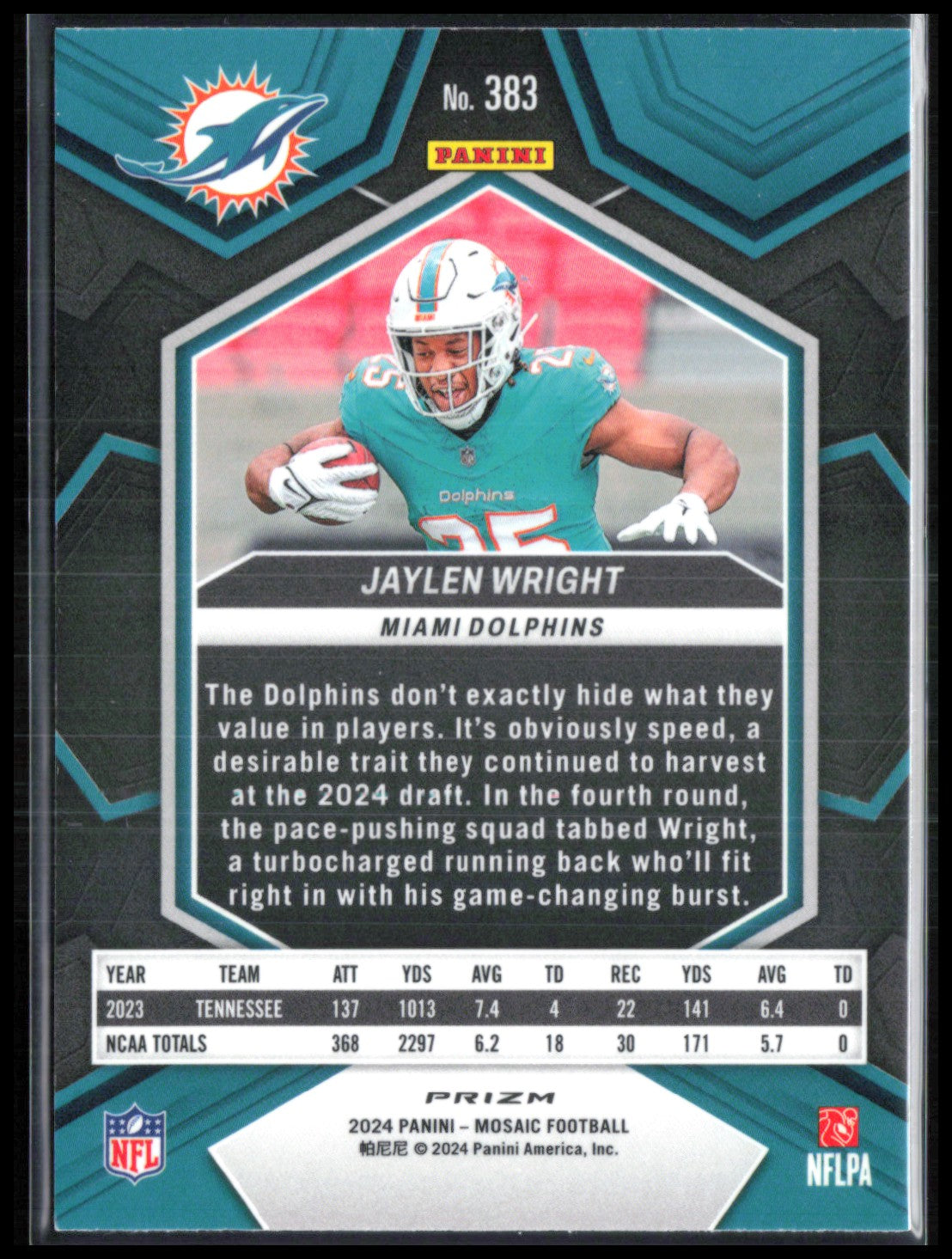 Jaylen Wright RC Blue