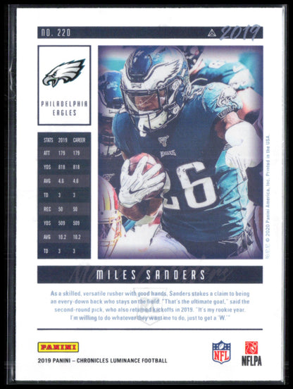 Miles Sanders RC Holo