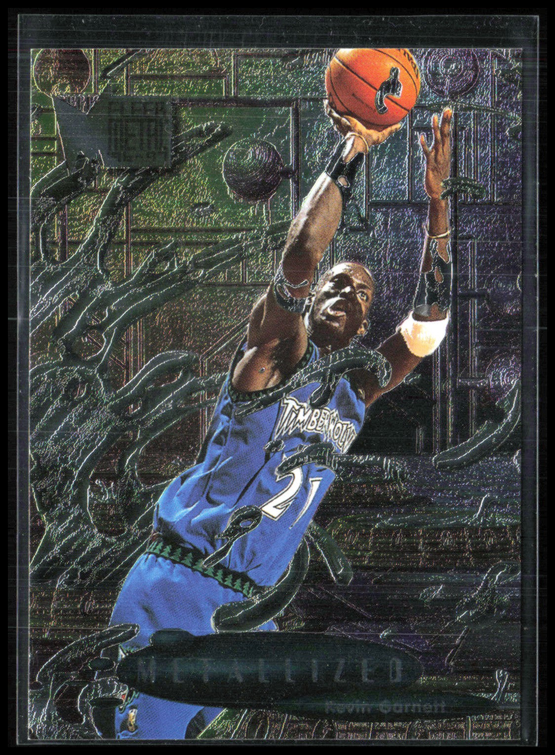 Kevin Garnett Metallized 1996-97 Fleer Metal