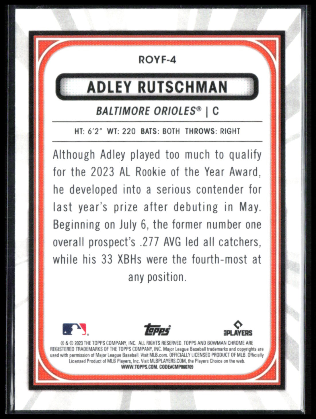 Adley Rutschman RC