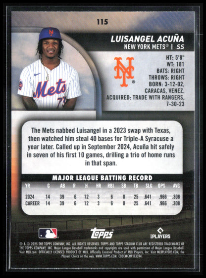 Luisangel Acuna RC