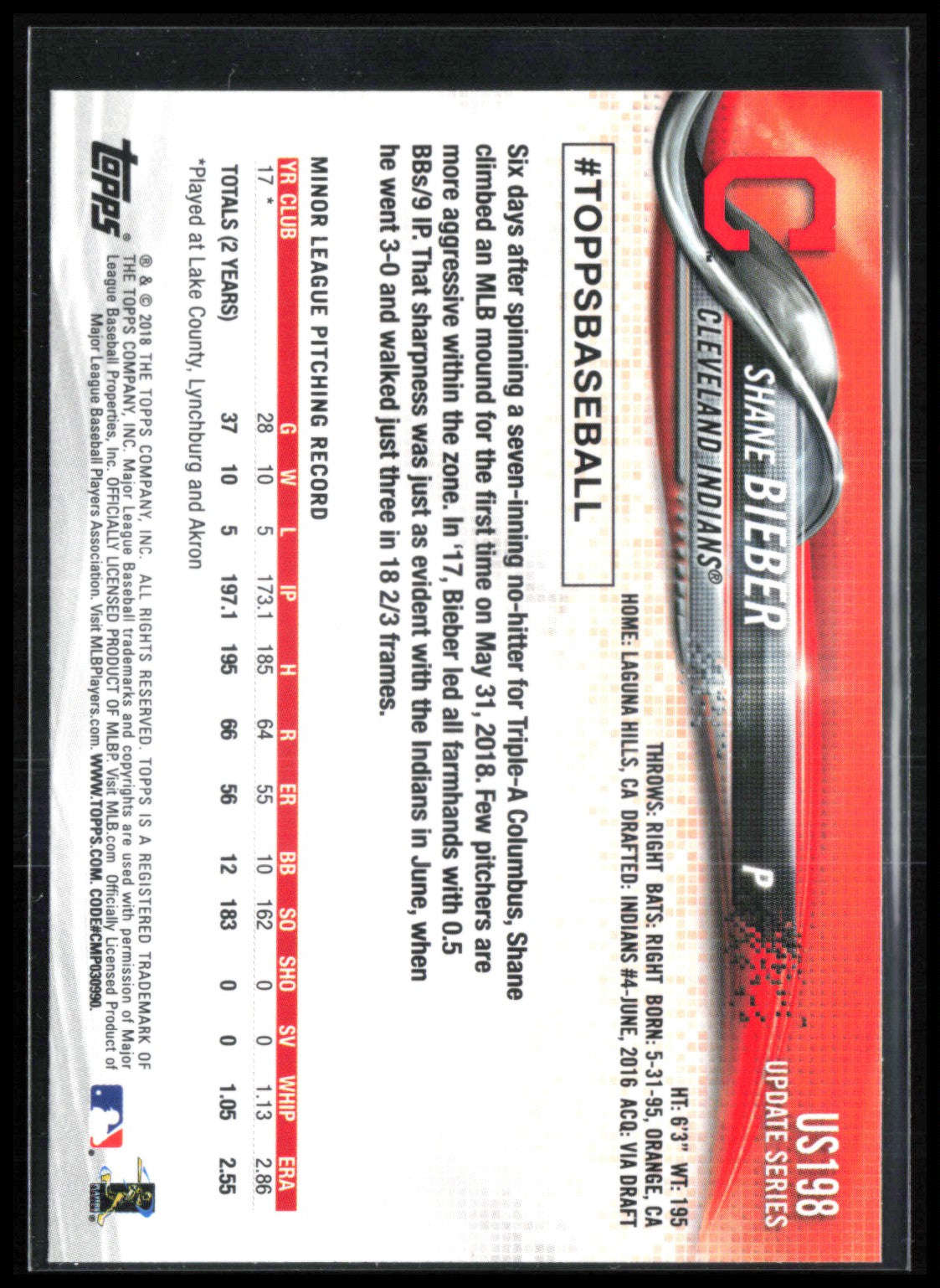 Shane Bieber RC