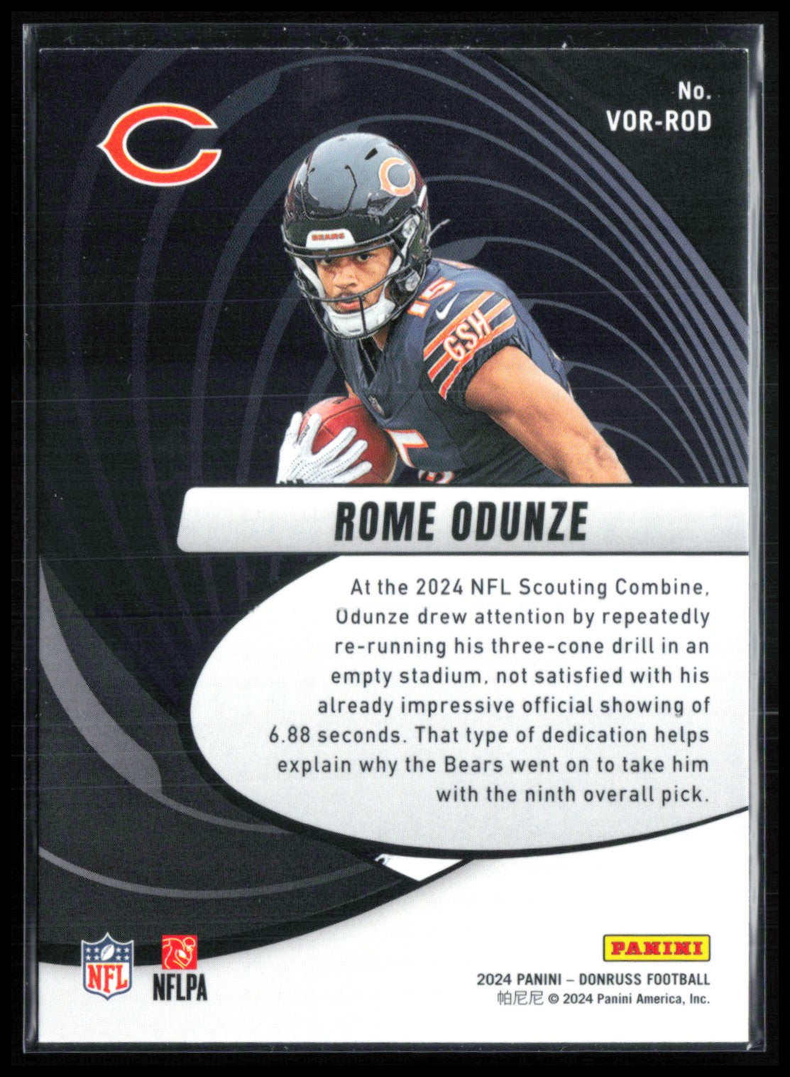 Rome Odunze RC Vortex