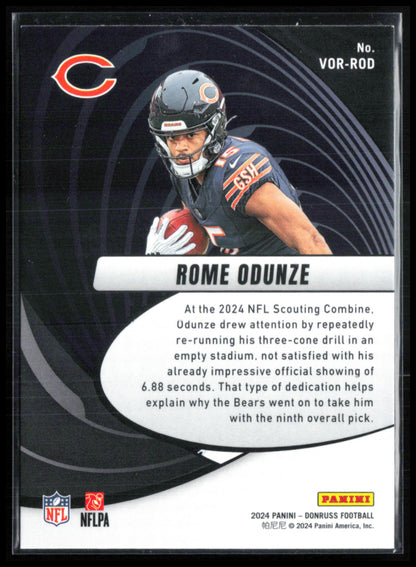 Rome Odunze RC Vortex