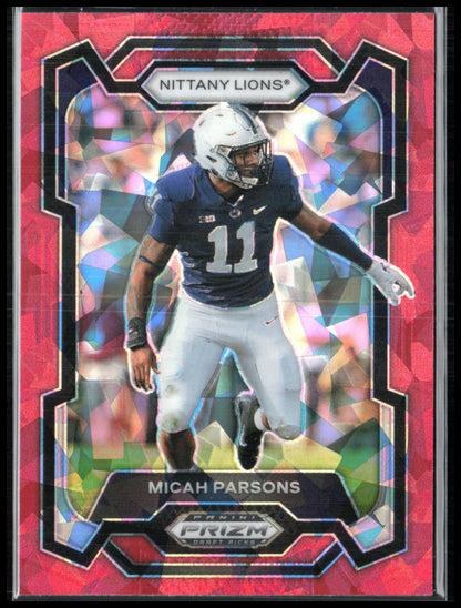 Micah Parsons Red Cracked Ice