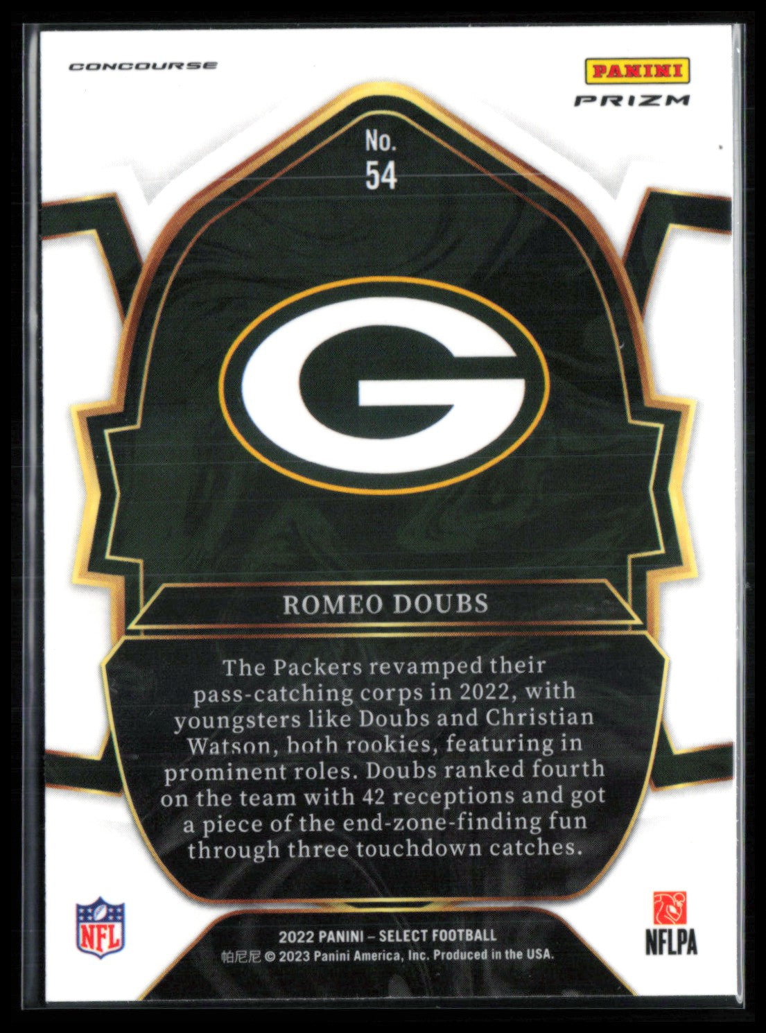 Romeo Doubs RC Silver Concourse