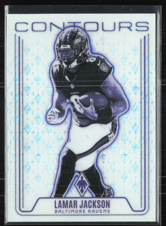 Lamar Jackson Contours Silver