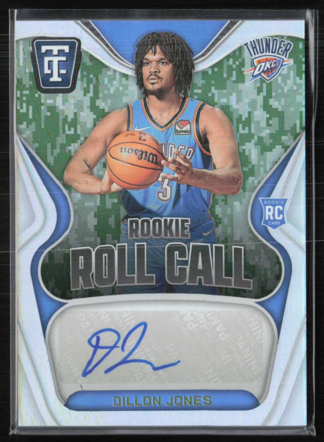 Dillon Jones RC Auto /25 Rookie Roll Call 2024-25 Totally Certified