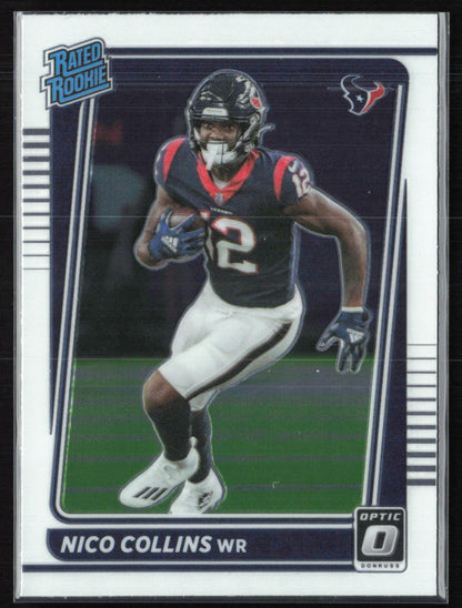 Nico Collins RC Rated Rookie