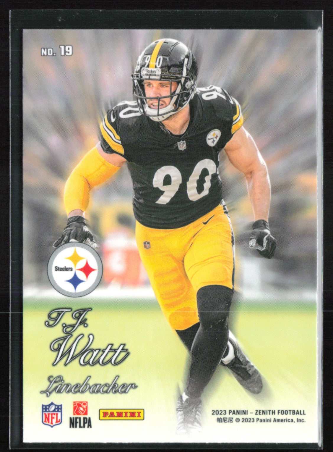 T.J. Watt Blue Mosaic Zenith Parallel
