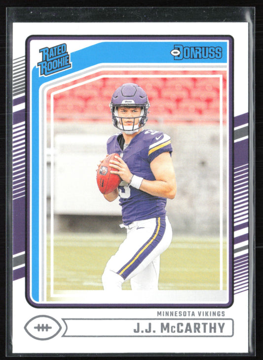 J.J. McCarthy RC Rated Rookie