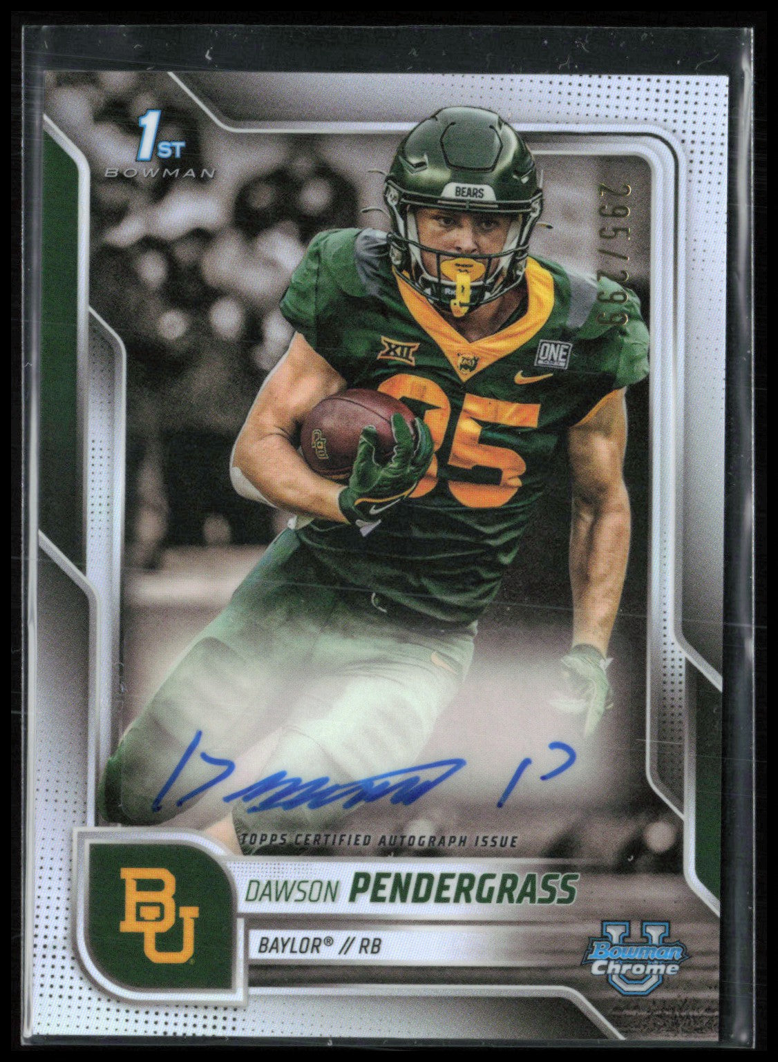 Dawson Pendergrass 1st Bowman Auto