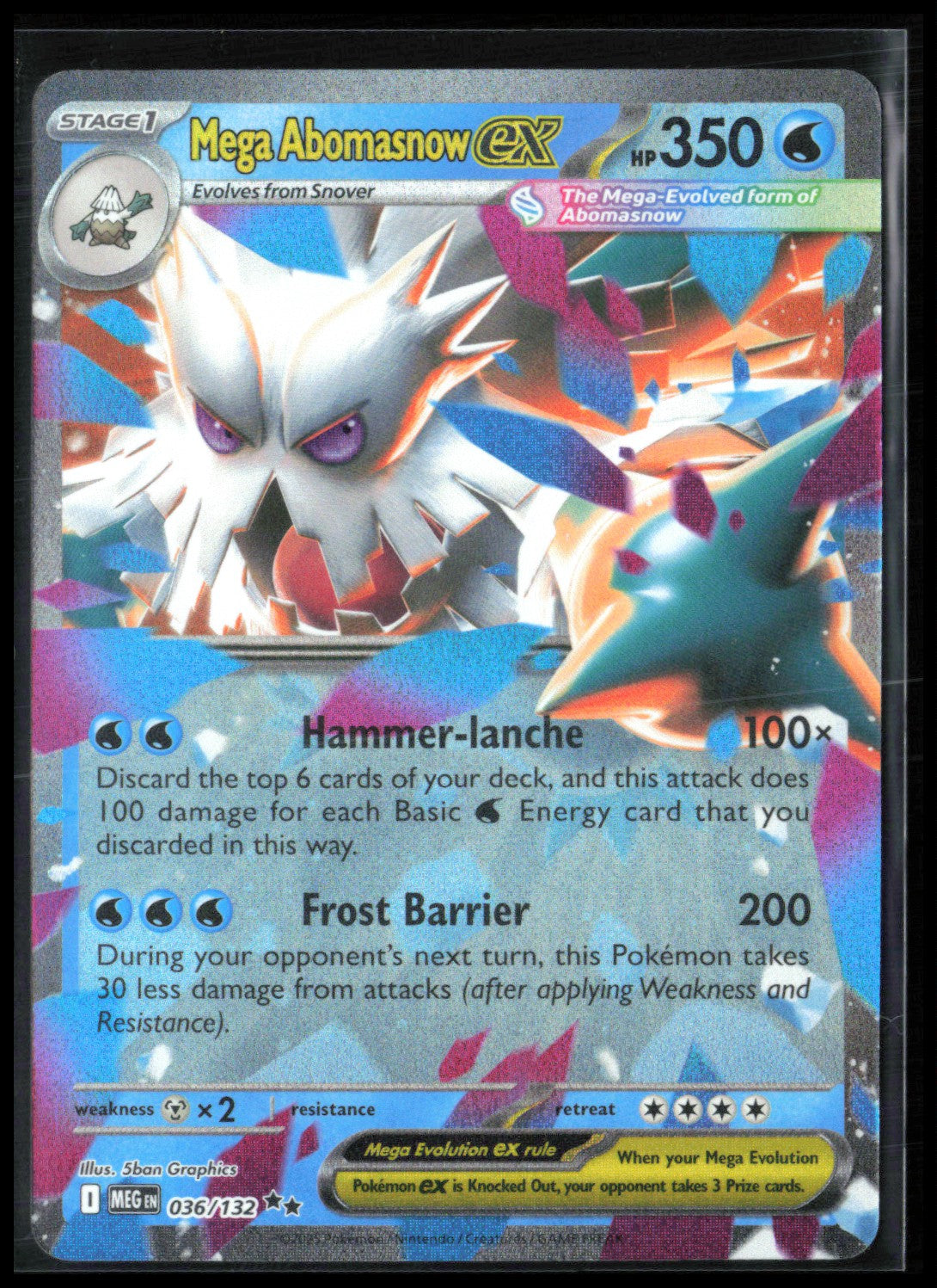 Mega Abomasnow ex - 036/132